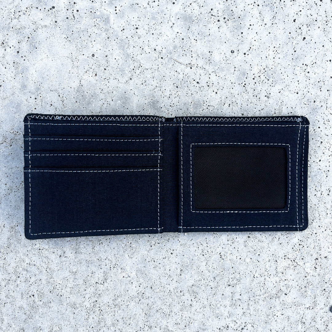 BI-FOLD SQUARE WALLET BLACK