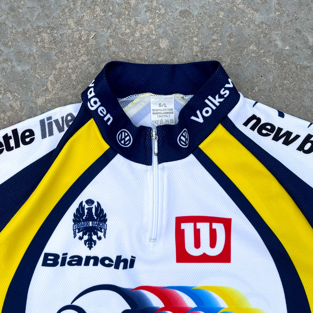 SALOMON BIANCHI CYCLING JERSEY VINTAGE